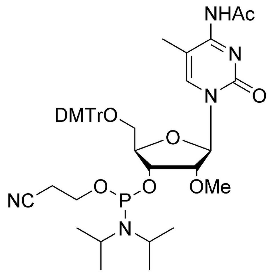 2'-OMe-5-Me-C (Ac) CE-Phosphoramidite, 1 g, ABI (15 mL / 20 mm Septum)